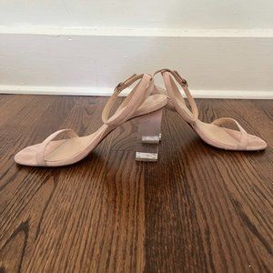 Chinese Laundry Acrylic Ombré Heels in Rose